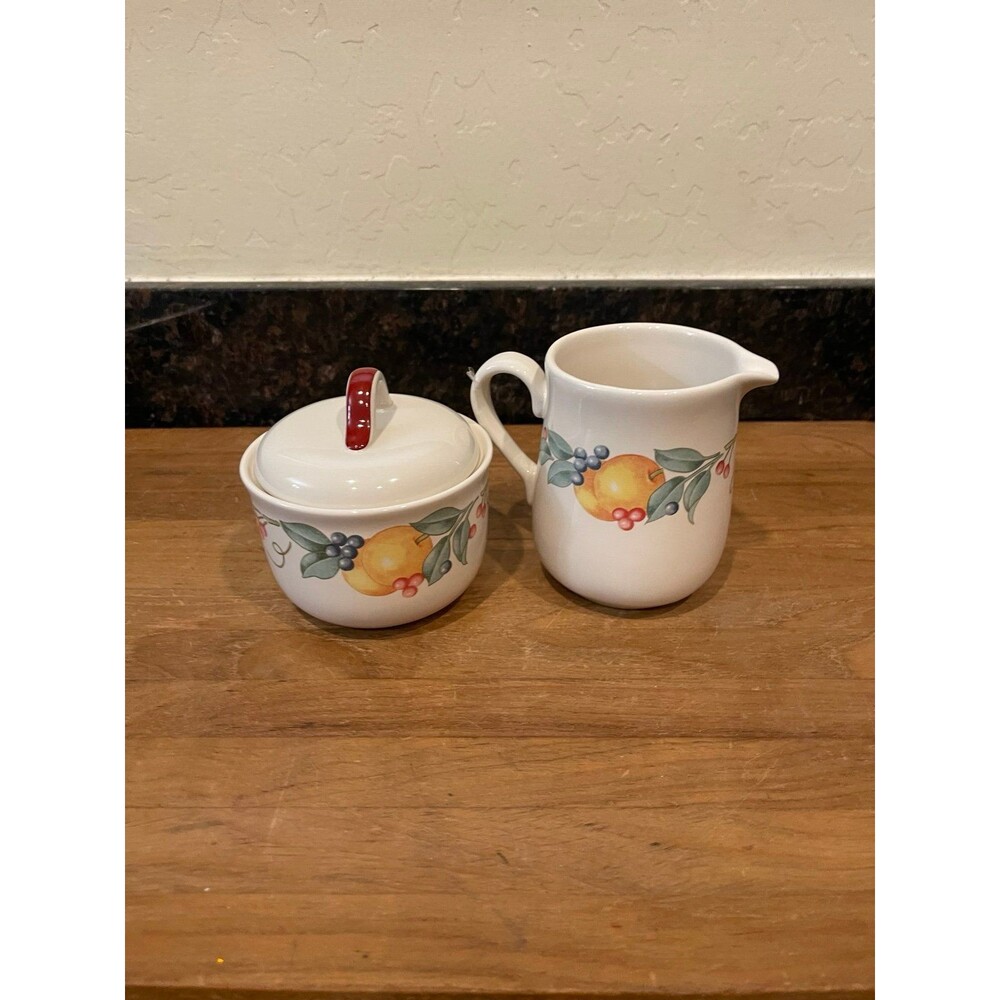 Corelle abundance cream and sugar